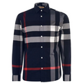 Burberry Somerton Check Shirt Navy Burberry