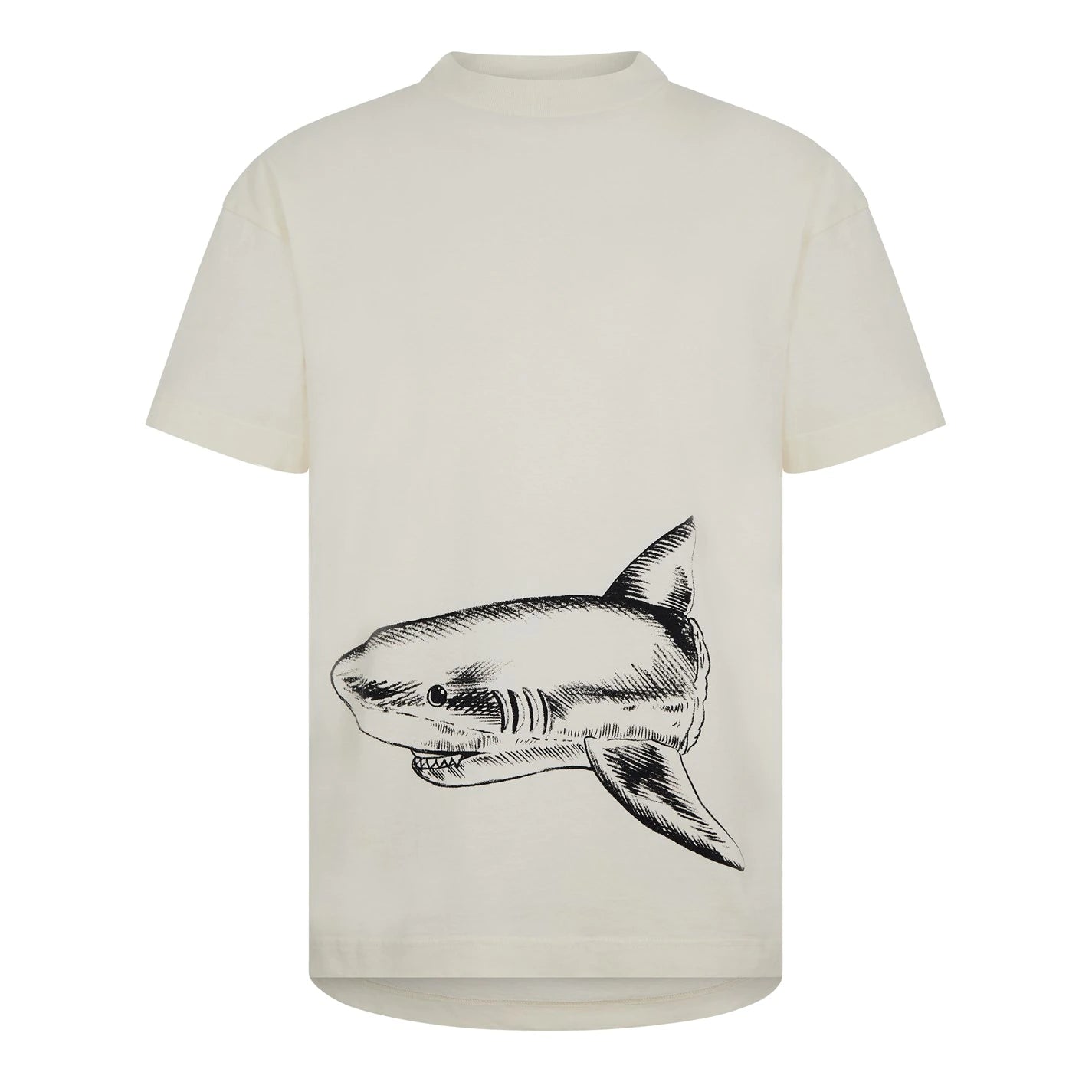 Palm Angels Outline Shark T Shirt Palm Angels