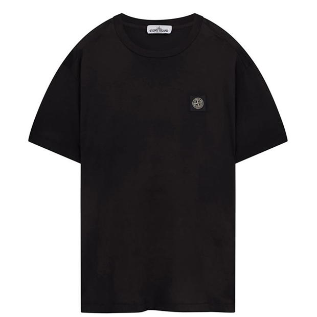 Stone Island Patch T Shirt Black Stone Island