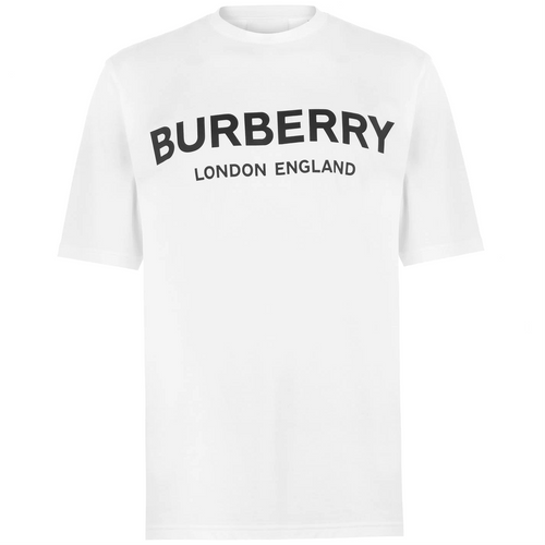 Burberry London Logo T Shirt White Burberry