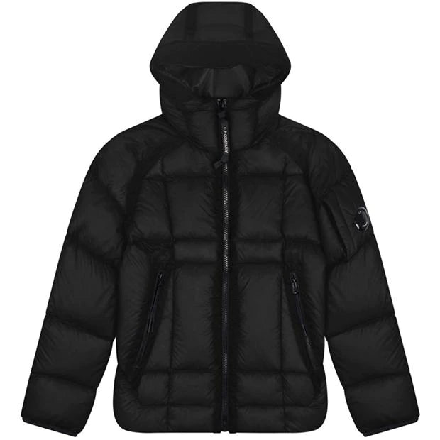 Kids CP Company Down Jacket Black