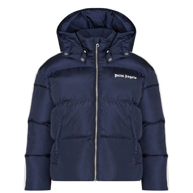 Kids Palm Angels Puffer Jacket Blue Palm Angels Kids