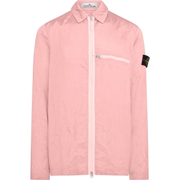 Stone Island Nylon Metal Overshirt Rosa Stone Island