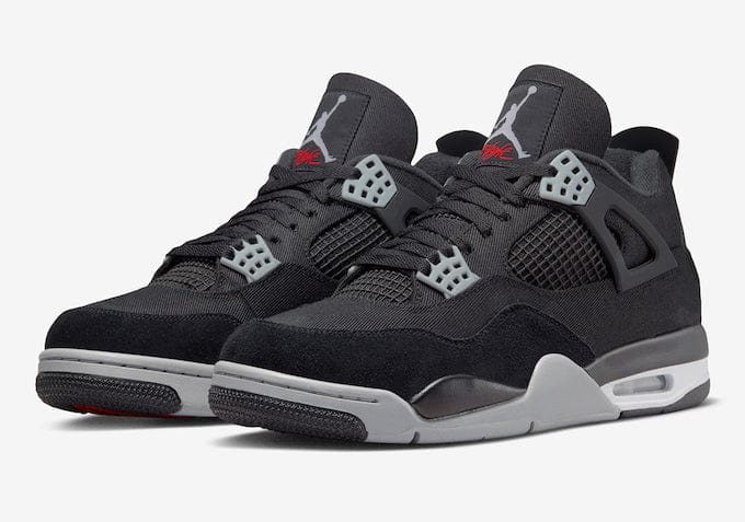 Air Jordan 4 SE Black Canvas Air Jordan