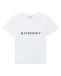 Kids Givenchy Paris Reverse Logo T-Shirt White Givenchy Kids