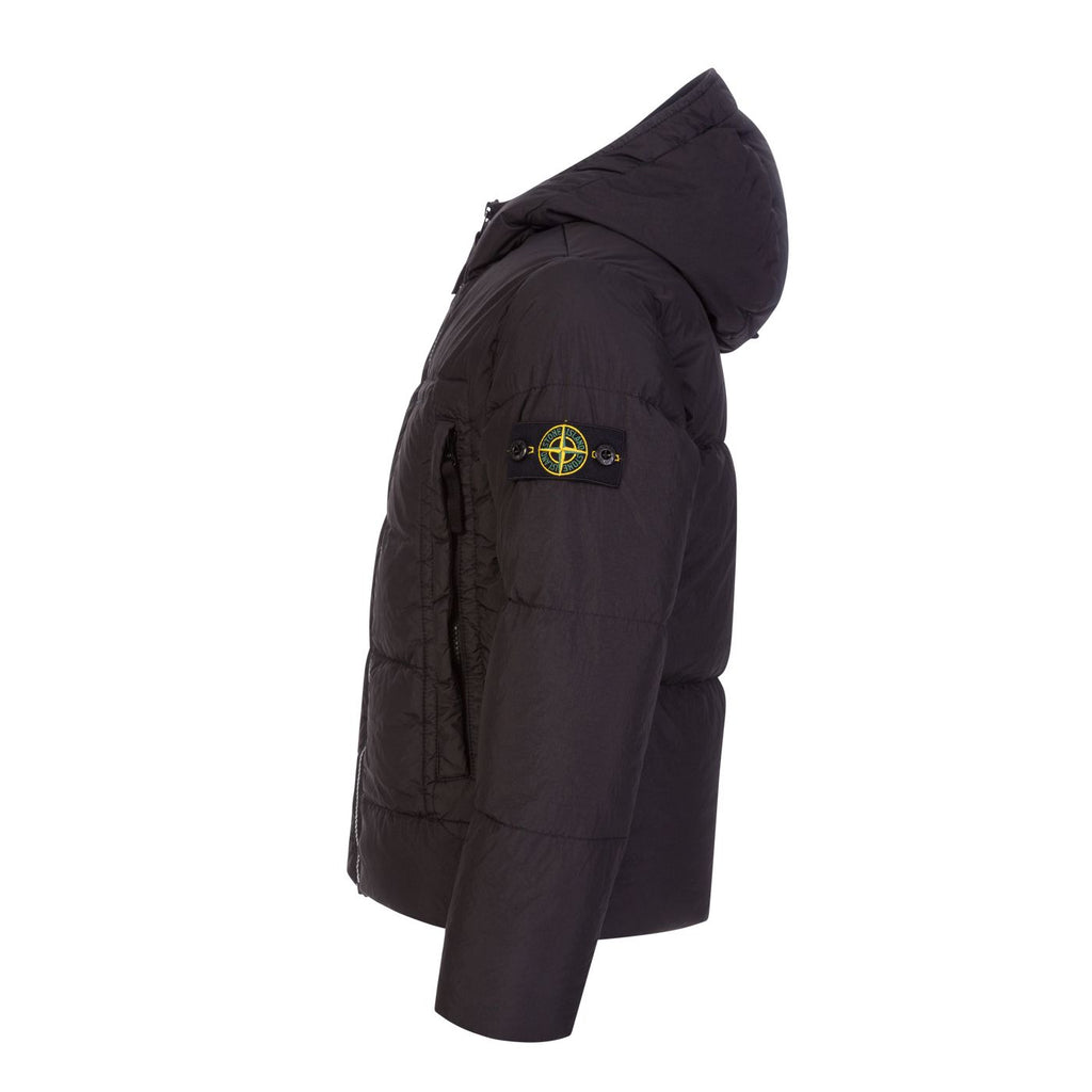 Kids Stone Island Down Jacket Black Stone Island Kids