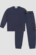Kids Stone Island Tracksuit Navy Stone Island Kids