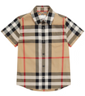 Kids Burberry Check Short Sleeve Shirt Burberry Kids