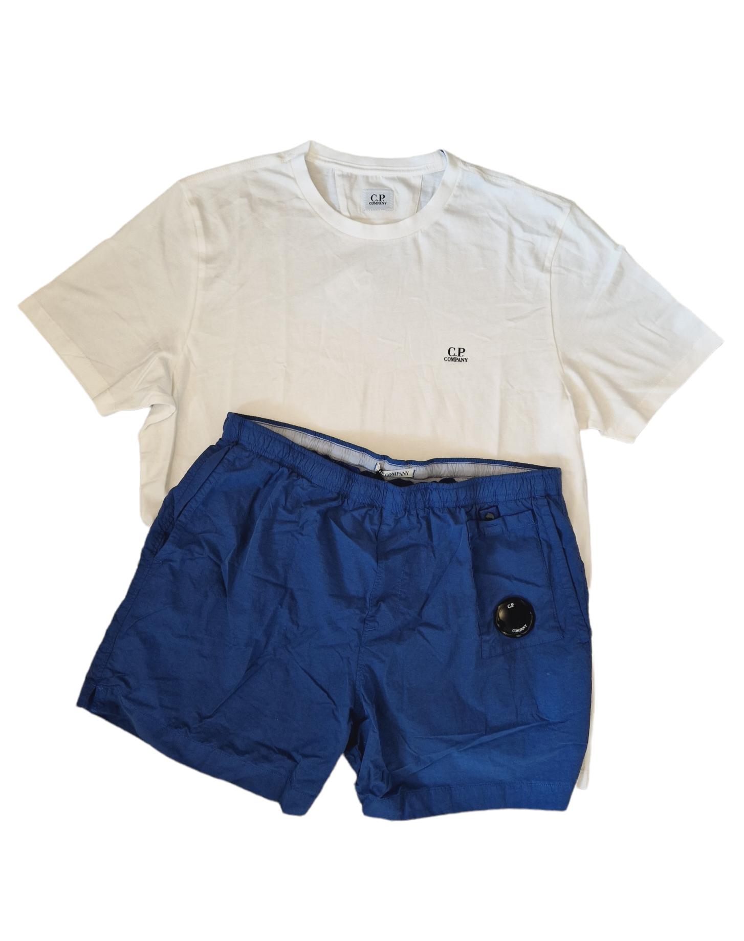CP Company Shorts Set Blue/White CP Company
