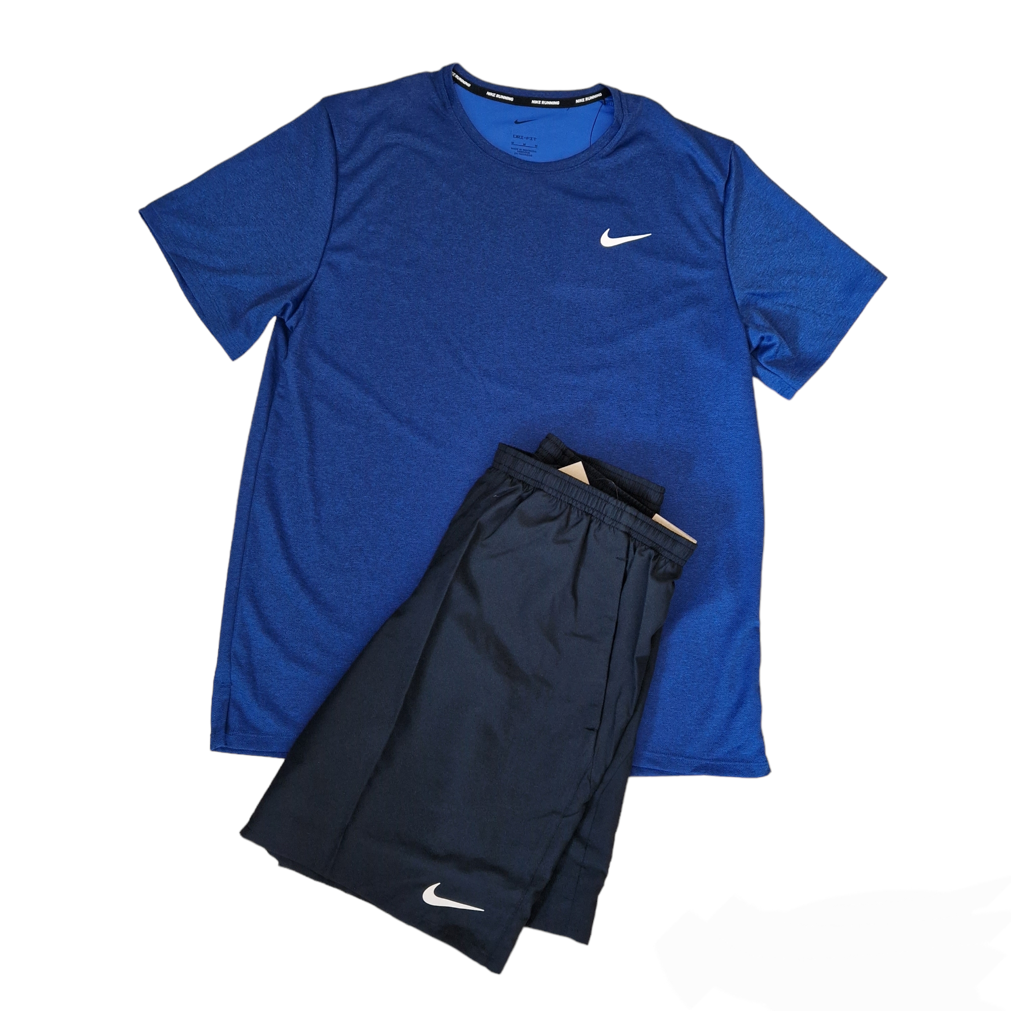 Nike Dri Fit Shorts Set Blue/Black Nike