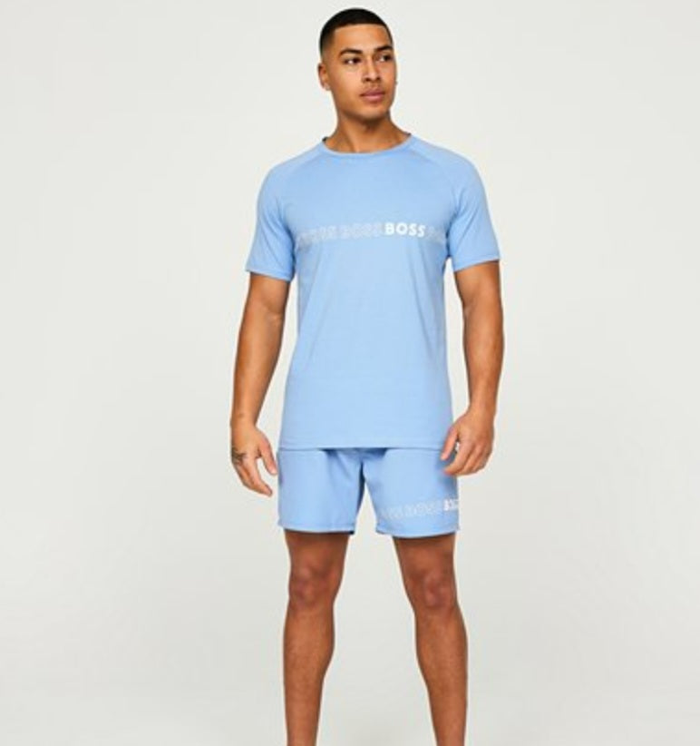 Hugo Boss Shorts Set Pale Blue Hugo Boss
