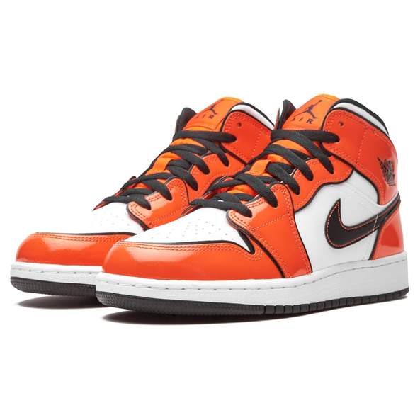 Nike Jordan 1 Mid SE Trainers Orange Air Jordan
