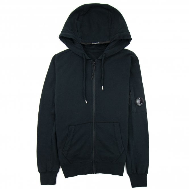 CP Company Lens Zip Hoodie Black CP Company
