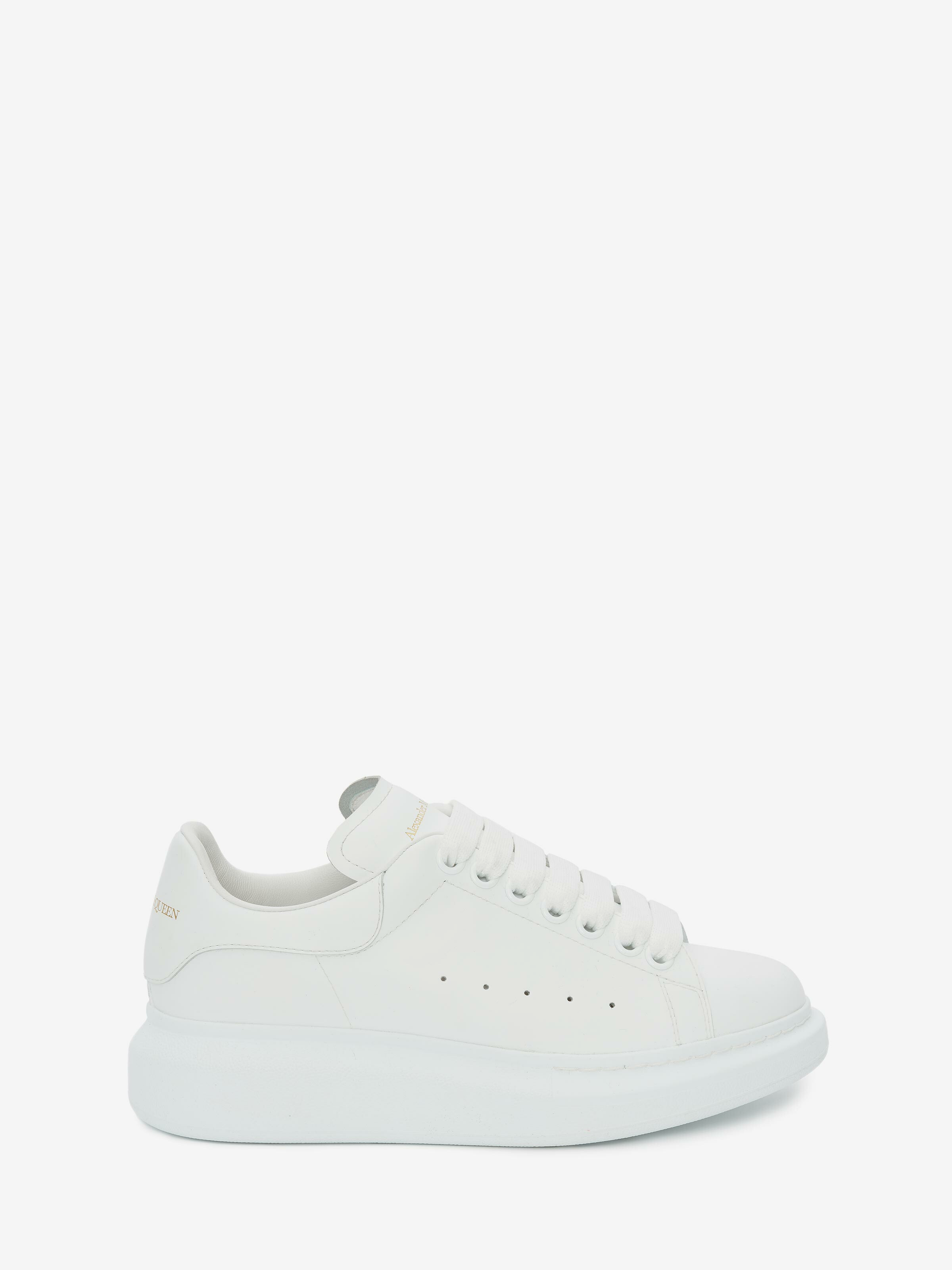 Alexander McQueen Women's Trainers Triple White Alexander Mcqueen