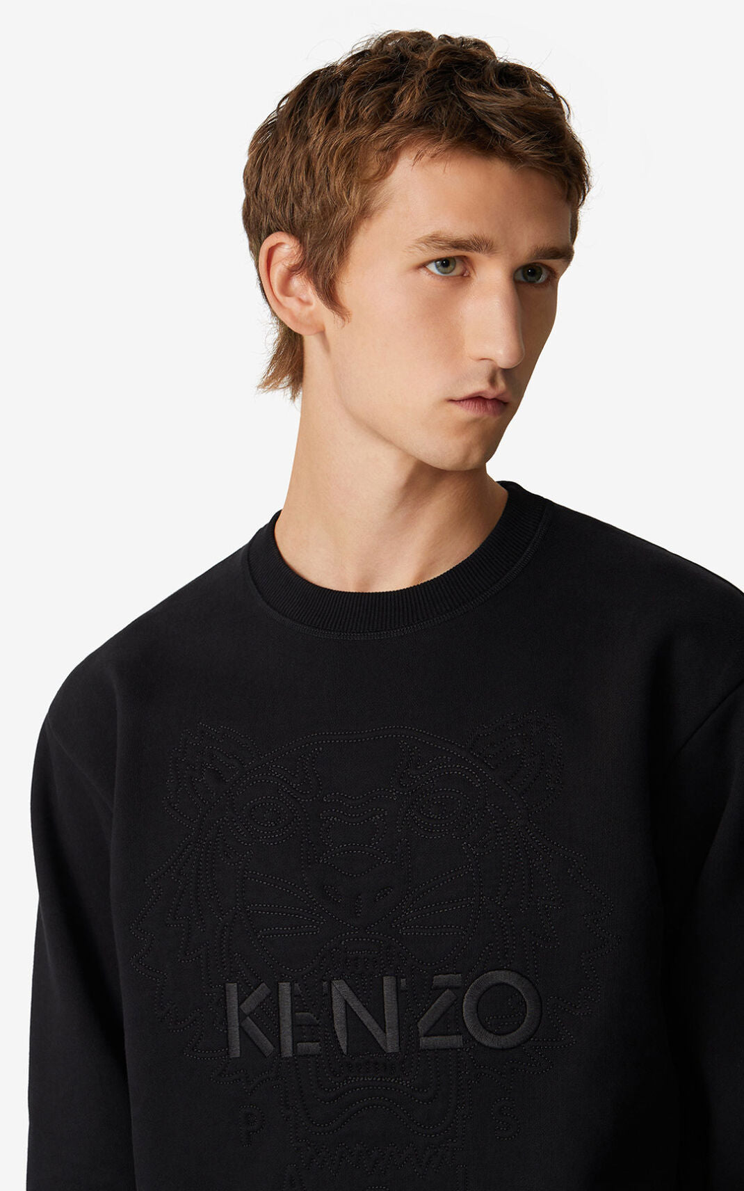 Kenzo Black Logo Tiger Jumper Kenzo