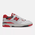 New Balance 550 White Red Trainers New Balance