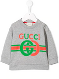 Gucci Kids GG Logo Jumper Grey GUCCI KIDS