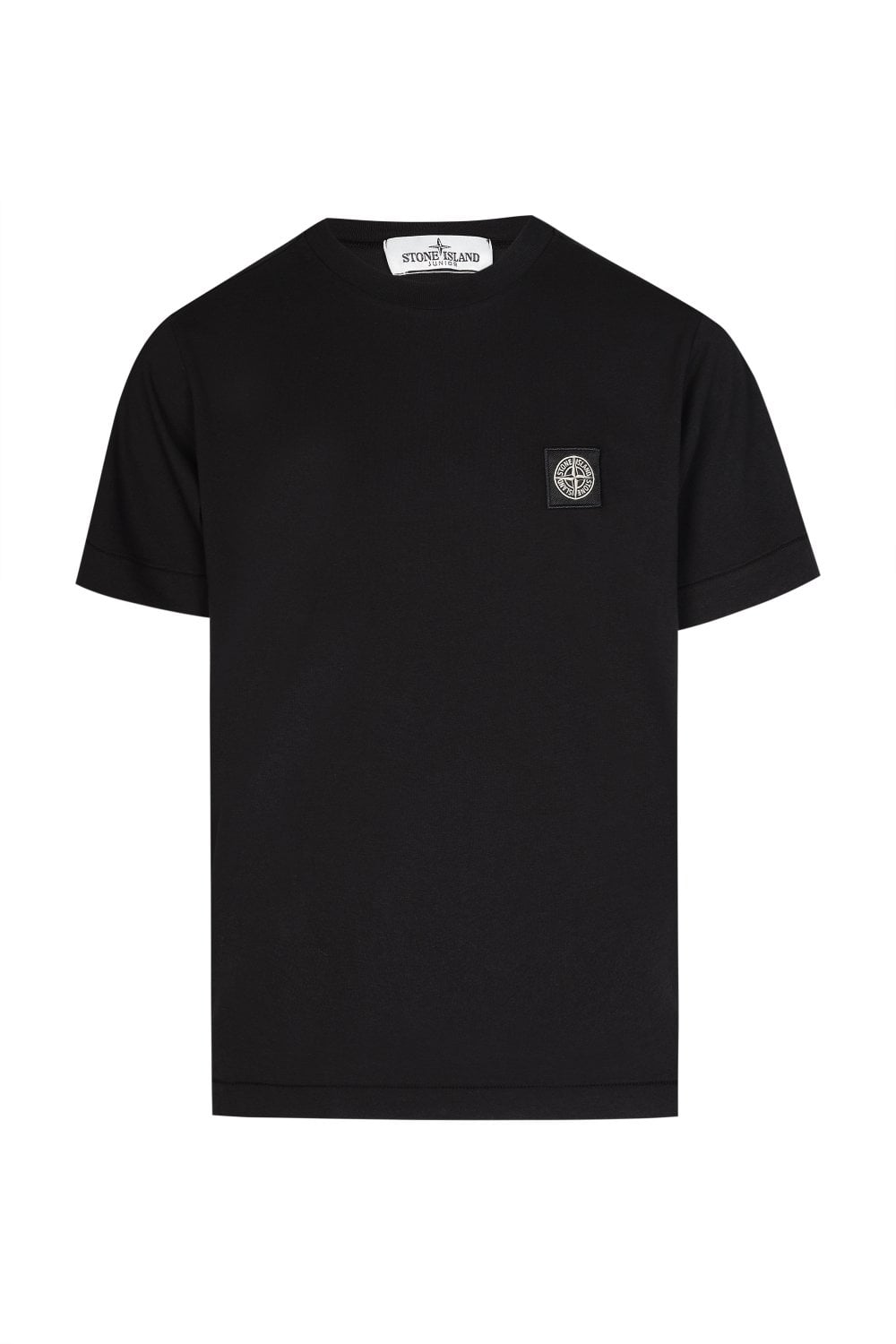 Stone Island Boys Patch T Shirt Black