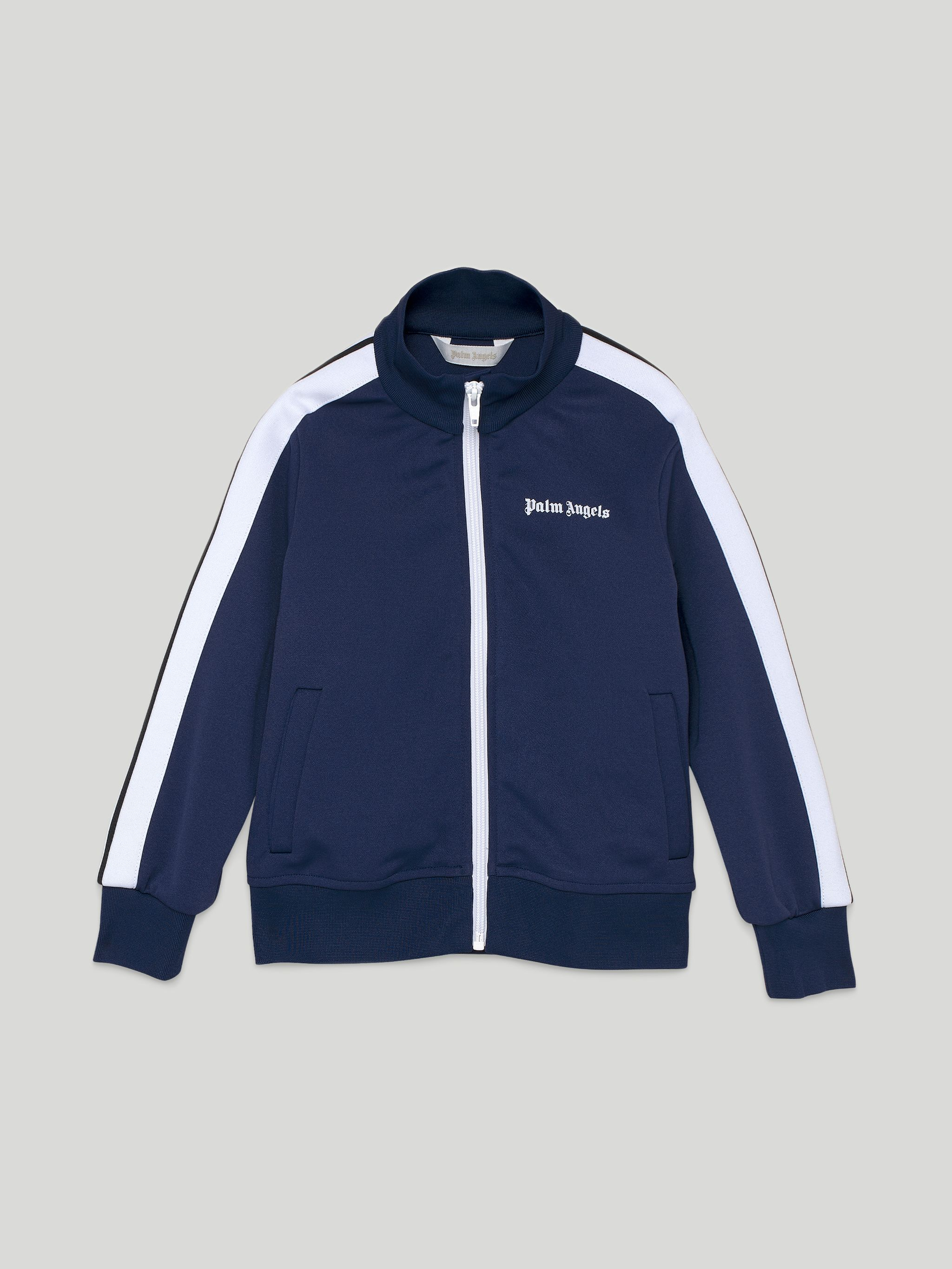 Kids Palm Angels Zip Jacket Navy Palm Angels Kids