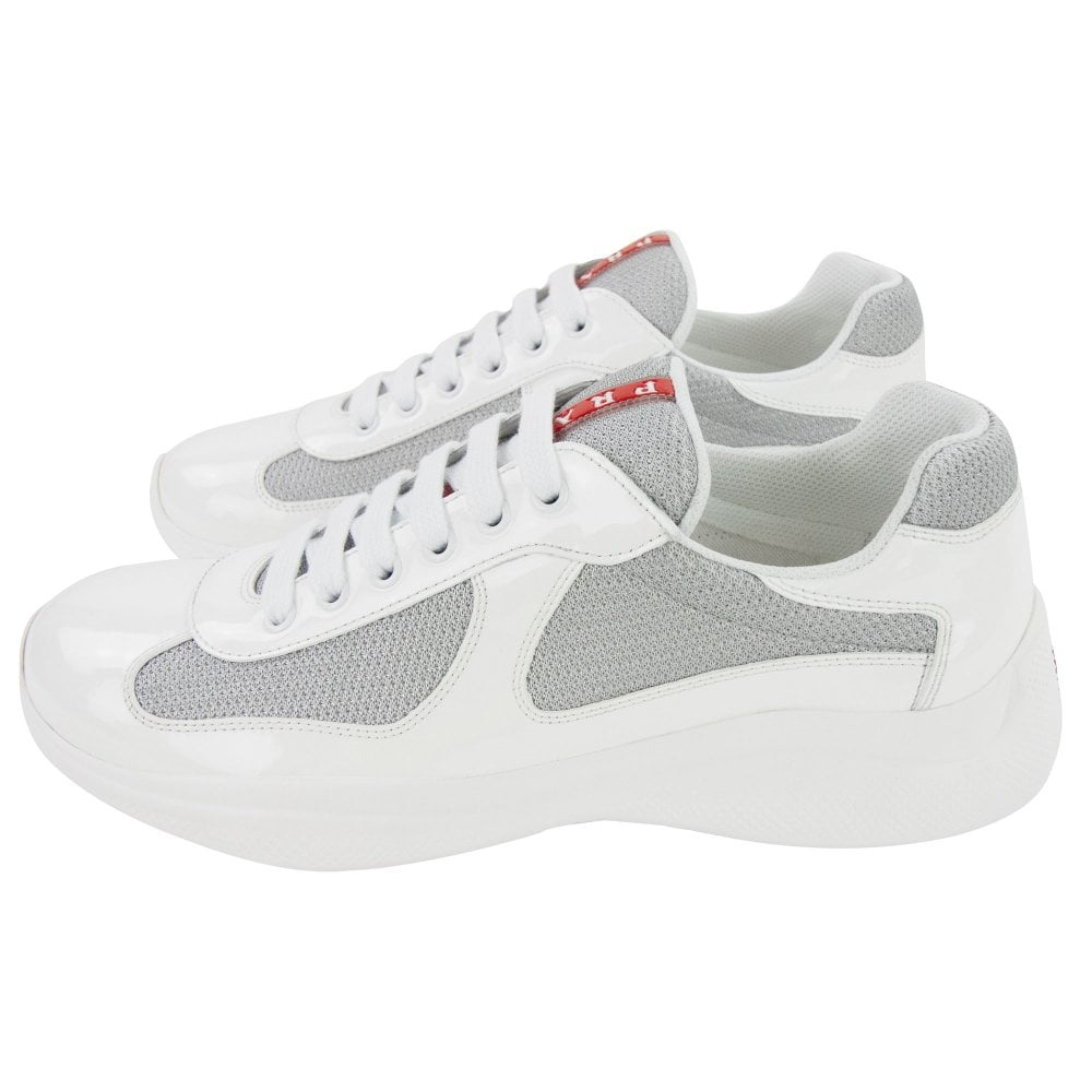 Prada America's Cup Patent white Prada