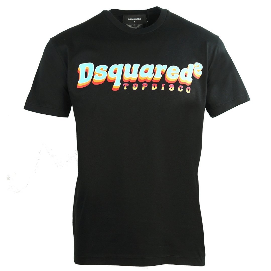 DSquared2 Disco Logo T-Shirt Black Dsquared2
