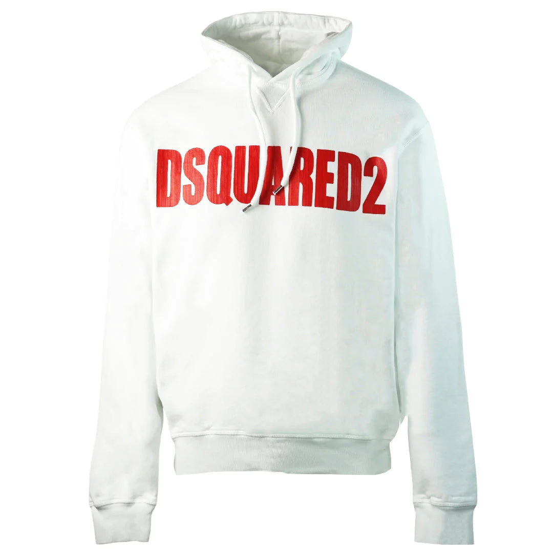 Dsquared Logo Hoodie White Dsquared2