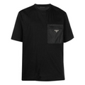 Prada Nylon Pocket T Shirt Black Prada