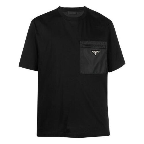 Prada Nylon Pocket T Shirt Black