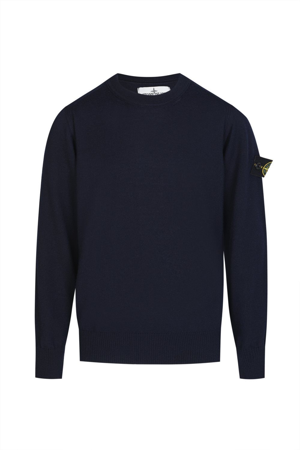 Kids Stone Island Wool Jumper Navy