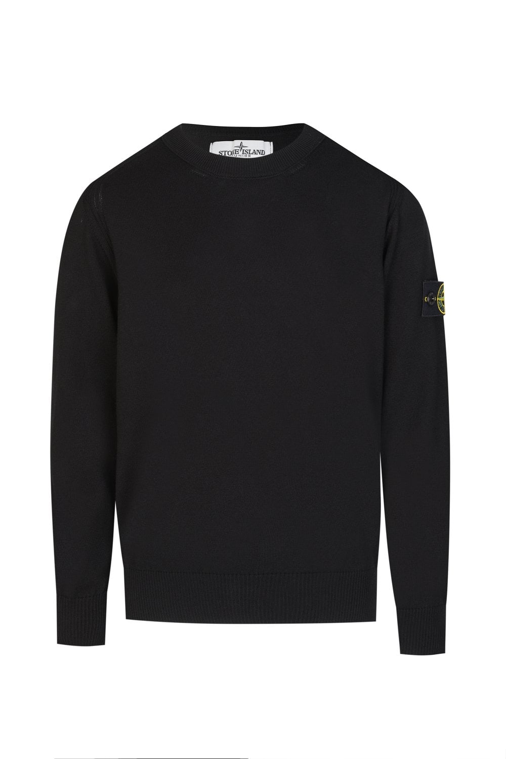 Kids Stone Island Wool Jumper Black Stone Island Kids