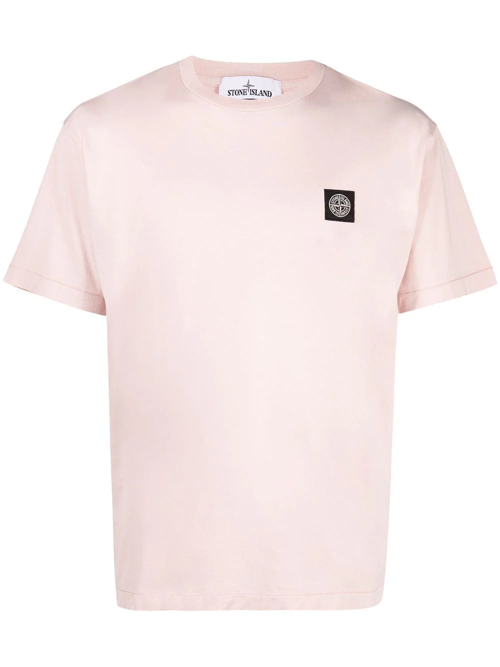 Stone Island Patch T Shirt Rose Stone Island