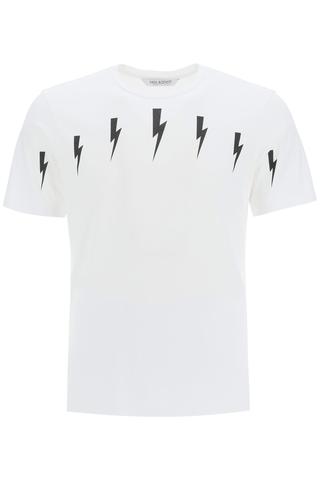 Neil Barrett Lightning T-Shirt White Neil Barrett