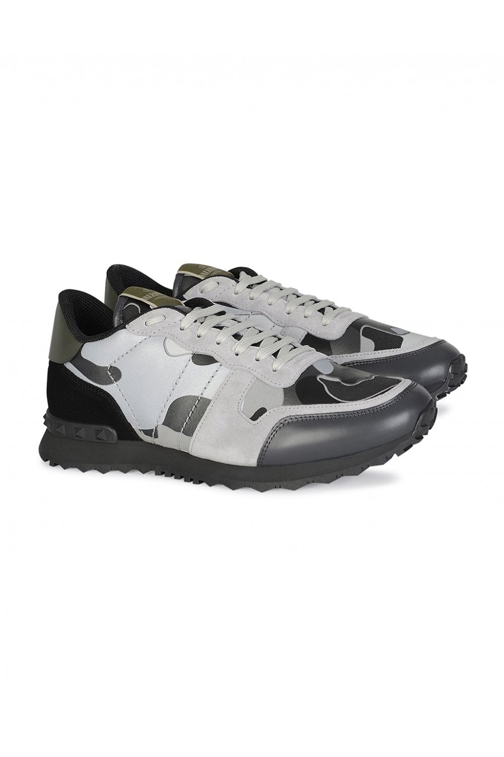 Valentino Camo Rockrunner Trainers Grey